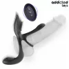 Addicted Toys Péniszgyűrű Kettős stimuláció, 10 rezgésmód, USB tölthető, vízálló, 17 cm fekete