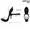Addicted Toys Péniszgyűrű Kettős stimuláció, 10 rezgésmód, USB tölthető, vízálló, 17 cm fekete