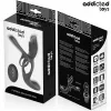 Addicted Toys Péniszgyűrű Kettős stimuláció, 10 rezgésmód, USB tölthető, vízálló, 17 cm fekete