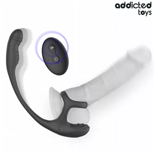 ADDICTED TOYS – vibráló análdugó herék stimulálóval