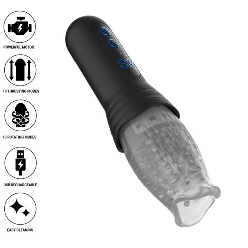 JAMYJOB – BLOW-R MASZTURBÁTOR LÖKÉSSEL ÉS FORGÁSSAL