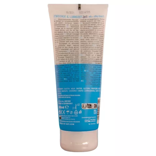 HOT Massage & Glide Gel 2in1 Silky Touch  200 ml