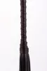Calf Leather Handle Saddle Leather Tails Black