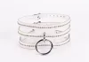 Designer Traingo Collar Made in Calf Softy Leather White