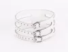 Designer Traingo Collar Made in Calf Softy Leather White