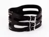Designer Traingo Collar Made in Calf Softy Leather Black