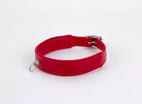 Patent Leather with Lamb Leather Backing Red