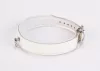 Patent Leather with Lamb Leather Backing White