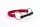 Calf Softy Leather Top and Lamb Leather padding with Silicone Mouth Piece Red