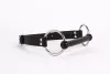 Calf Softy Leather Top and Lamb Leather padding with Silicone Mouth Piece Black