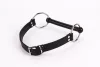 Calf Softy Leather Top and Lamb Leather padding with Silicone Mouth Piece Black