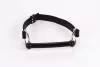 Calf Softy Leather Top and Lamb Leather padding with Silicone Mouth Piece Black