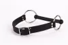 Calf Softy Leather Top and Lamb Leather padding with Silicone Mouth Piece Black