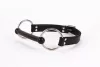 Calf Softy Leather Top and Lamb Leather padding with Silicone Mouth Piece Black