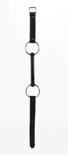 Calf Softy Leather Top and Lamb Leather padding with Silicone Mouth Piece Black