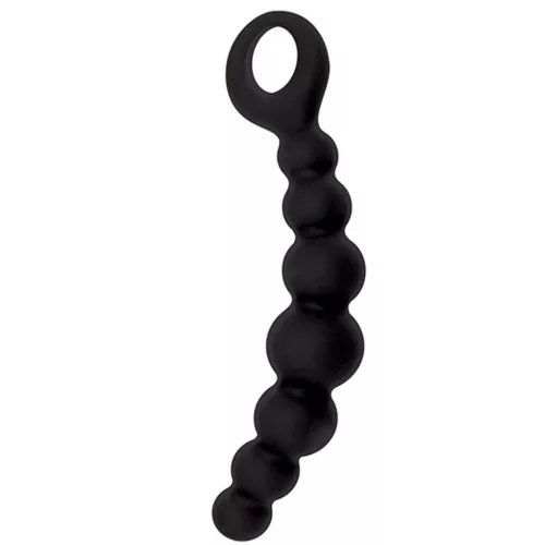 Caterpill Szilikon anális plug fekete