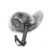 Whip for Caress – érzéki korbács, 45 cm szürke