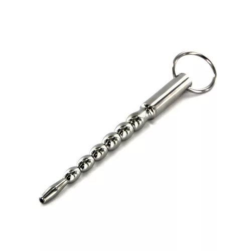 Intim ékszer – 13 cm hosszú, perforált pénisz pálca
