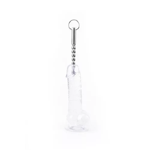 Intim ékszer – 13 cm hosszú, perforált pénisz pálca