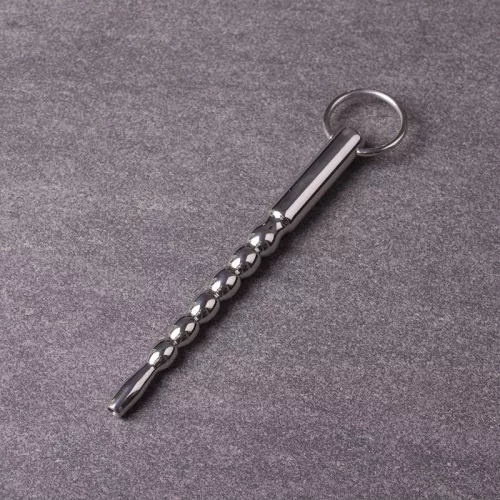 Intim ékszer – 13 cm hosszú, perforált pénisz pálca