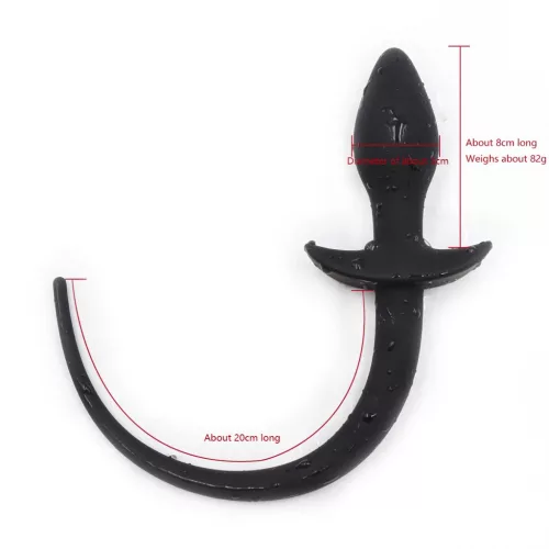 Kutya Farok Plug – 8 x 3,2 cm, prémium maszturbátor