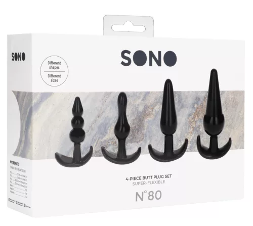 Sono N°80 – változatos anál dugók prémium élményhez