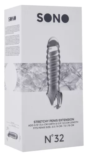 No.32 – rugalmas pénisz hosszabbító, áttetsző