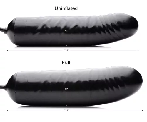 Inflatable Dildo INFLAT XL – felfújható vibrátor 29 cm