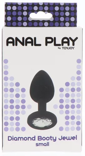Diamond Booty S – prémium ékszer análplug 6 x 2.8 cm