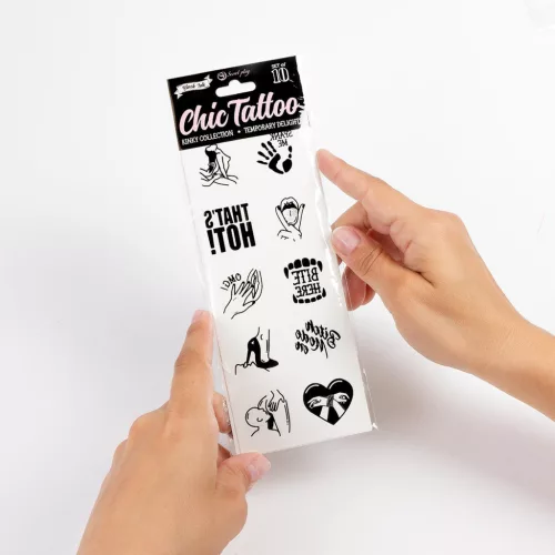 Chic Tattoo ideiglenes tetoválás szett perverz mintákkal 10 darabos