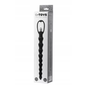 A-Toys Szilikon anál vibrációs lánc 32,7 cm fekete