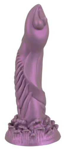 Beasty Cocks Dildó Szívókorongos, Texturált 21 cm Fémes színű