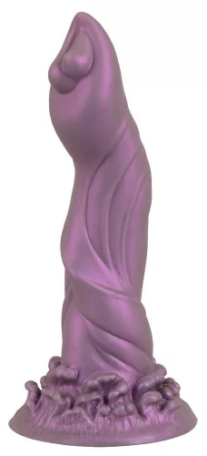 Beasty Cocks Dildó Szívókorongos, Texturált 21 cm Fémes színű