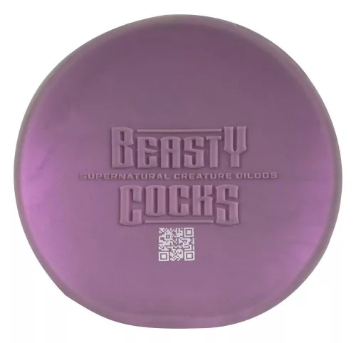 Beasty Cocks Dildó Szívókorongos, Texturált 21 cm Fémes színű