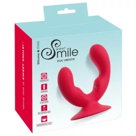   Sweet Smile Vibrátor Dupla stimuláció, csendes motorok, 9 mód USB-töltés fekete 13,5 cm / 9 cm