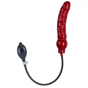   Puhatestű XL felfújható dildó – vörös latex 20 x 4,5 cm