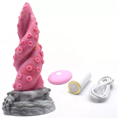 Viby Tenty – vibrierender Dildo, 15 x 5 cm, für angenehme Erkundungen