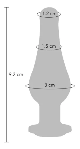 Diamond Bum S – prémium anális masszírozó 9 x 3,2 cm