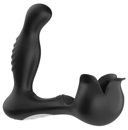 Forgó prosztata dugó Surround táskával - 10 x 3.4 cm