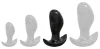 Frijo L – prémium fekete anális dugó 15 x 7 cm