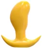 Frijo Plug L – prémium, sárga anal plug 15 x 7 cm