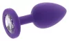 Bijou Diamond Plug - prémium anális kényeztető, lila
