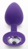 Bijou Diamond Plug - prémium anális kényeztető, lila