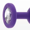 Bijou Diamond Plug - prémium anális kényeztető, lila