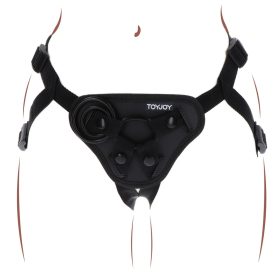 Strap-On Get Real – fekete dildós öv harnesz