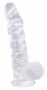 Dildick átlátszó prémium dildó - 17 x 4.5 cm