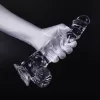 Dildick átlátszó prémium dildó - 17 x 4.5 cm