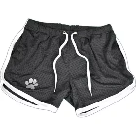 Paw Shorts – prémium fekete-fehér rövidnadrág