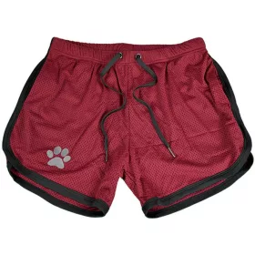 Paw Shorts – prémium bordeaux-fekete rövidnadrág