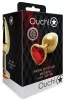 Bijou Heart Gem M – prémium arany-piros anális izgató